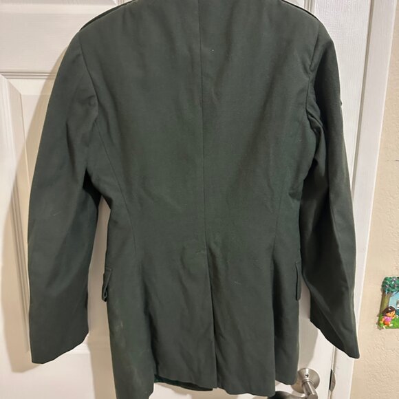 VINTAGE US ARMY M51 Dress JACKET PATCHED 1952 KOREAN WAR SIZE SMALL Size 35L - Picture 2 of 10